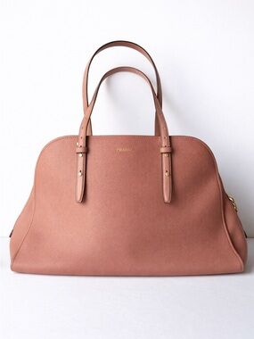 Kate Spade Maise Large Pink Pebbled Leather Carryall Bag NWOT Dust Bag